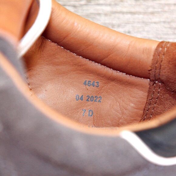 * NIB * $295 Allen Edmonds ALPHA Sneaker 7 D Grey Suede * add $15 new Trees - Picture 6 of 13